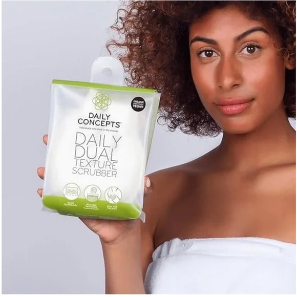 Daily Concepts Daily Dual Texture Scrubber NIP - Picture 3 of 6